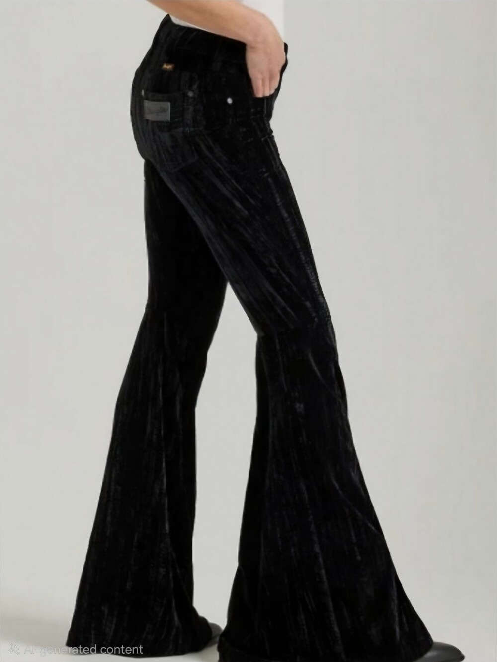WOMEN'S WRANGLER RETRO® VELVET HIGH RISE TRUMPET FLARE JEAN Size 26, New W/tag!